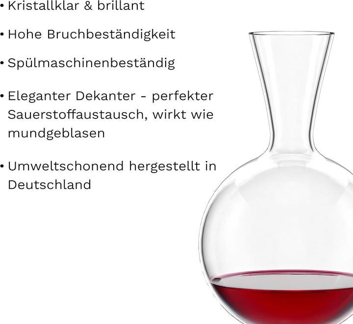 Stölzle Lausitz 401 00 59, Dekanter Earth, 750ml, Made in Germany Earth 750 ml, Earth 750 ml