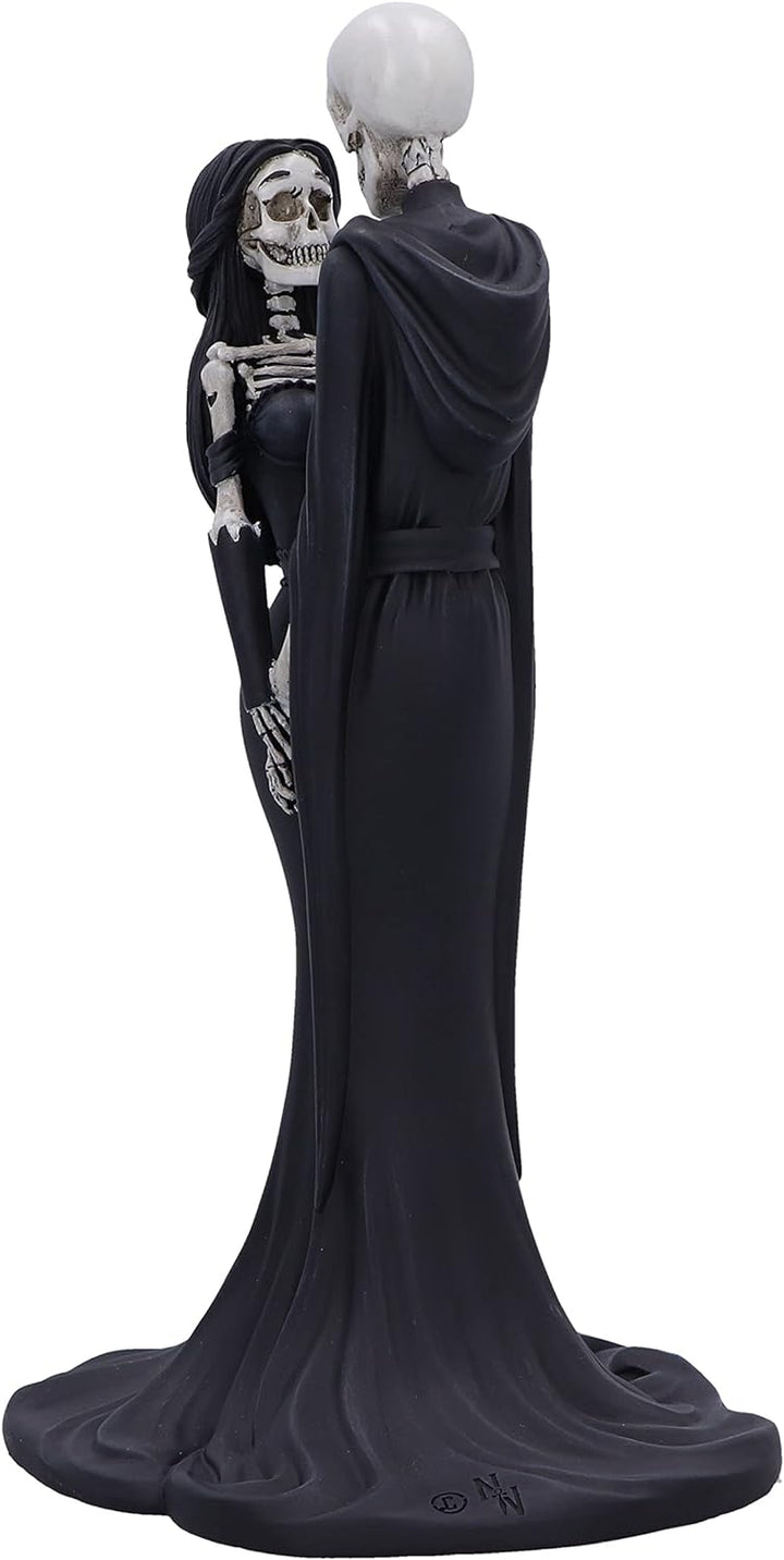 Nemesis Now Eternal Vow 24 cm, Kunstharz, Gothic-Hochzeitsgeschenk, Skelett-Gelübde-Figur, gegossen