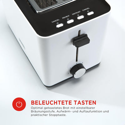 Bourgini Tosti Toaster - Toastmachine – Weiss