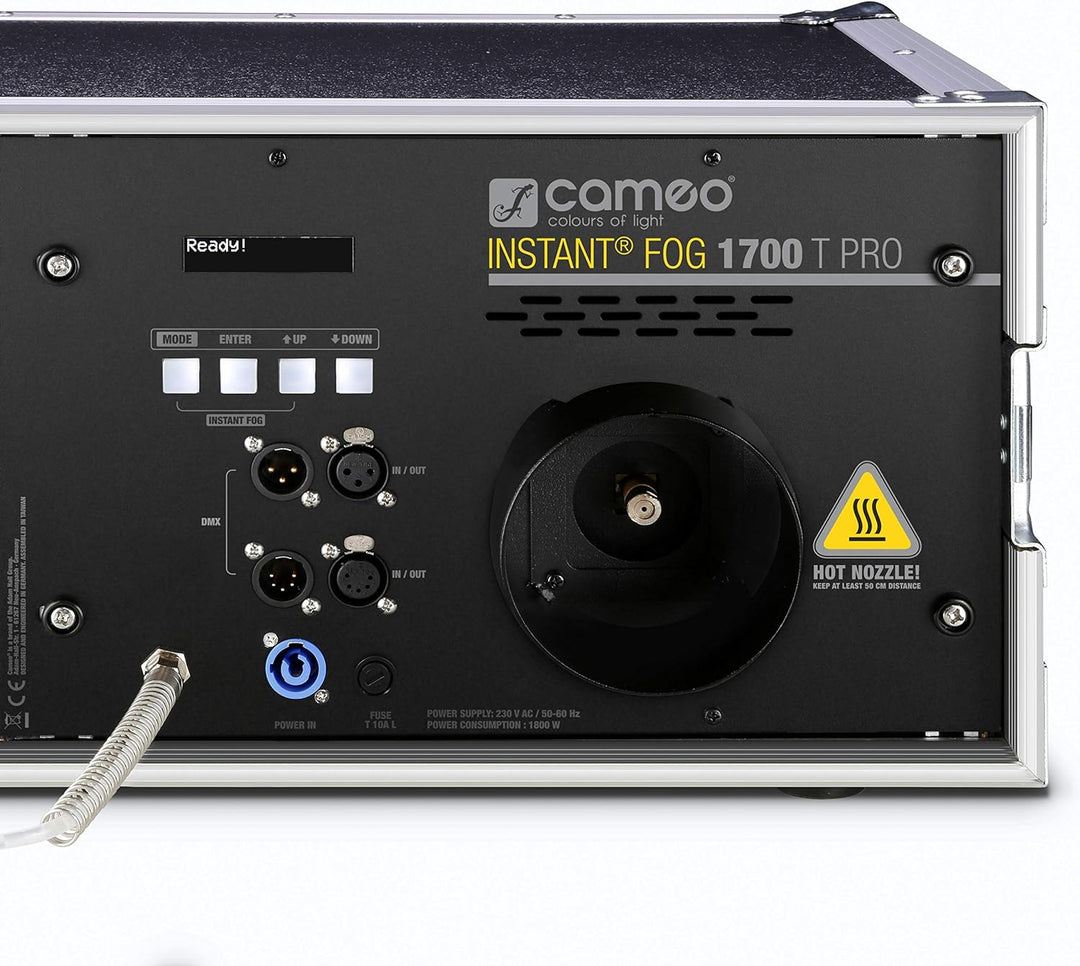 Cameo INSTANT FOG 1700 T PRO, Touring-Nebelmaschine mit 1.700 W Heizleistung