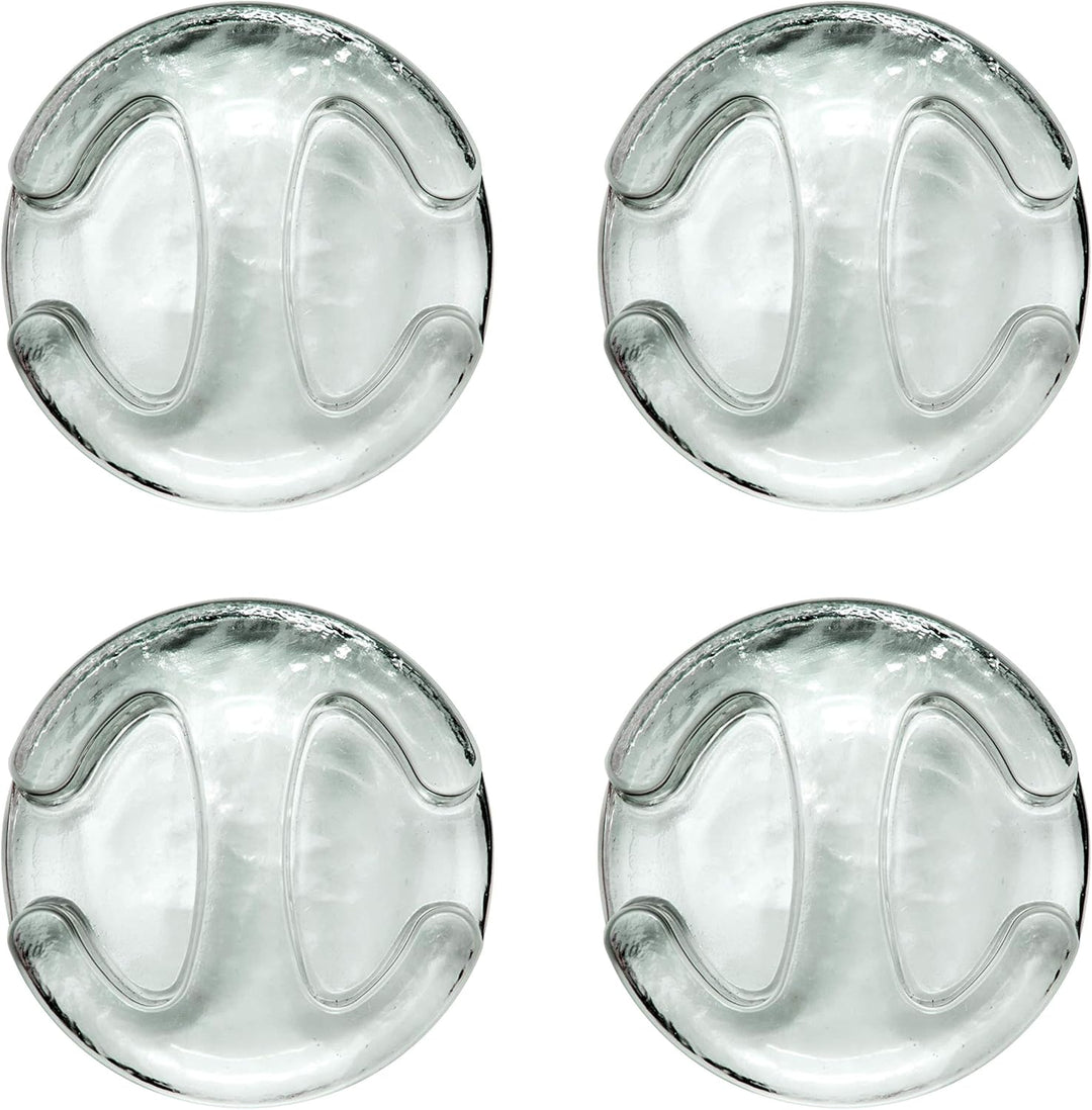 Fairment 4er Set Glas-Gewichte zur Fermentation von Sauerkraut, Kimchi, Gurken usw. Beschwerungsstei