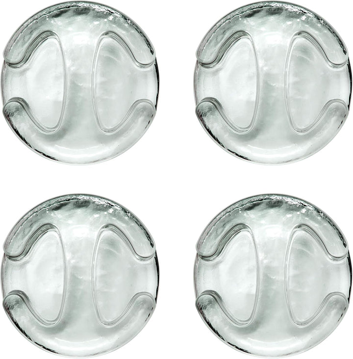 Fairment 4er Set Glas-Gewichte zur Fermentation von Sauerkraut, Kimchi, Gurken usw. Beschwerungsstei
