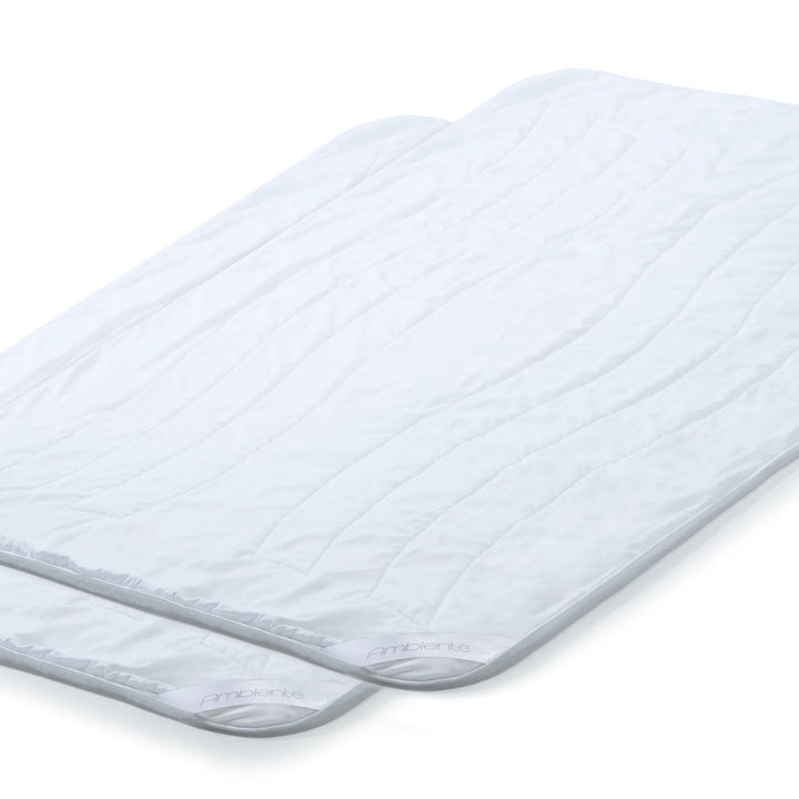 aqua-textil Ambiente Ganzjahres Steppbettdecke 2er Set 140 x 200 cm Mikrofaser Steppdecke atmungsakt
