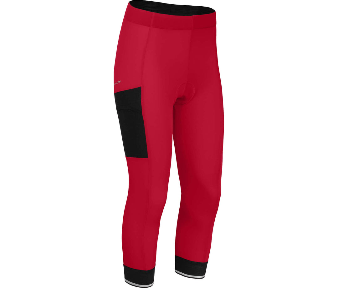 Bergson Sundra Comfort Capri | Damen 3/4 Radhose (mit Sitzpolster) - bielastisch, Perfekter Sitz, ru