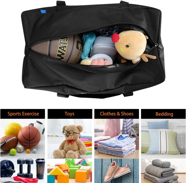 INFANZIA 53L Kleine Sporttasche, Faltbare Reisetasche, Wasserdicht Handgepäck Wochenende Tasche für
