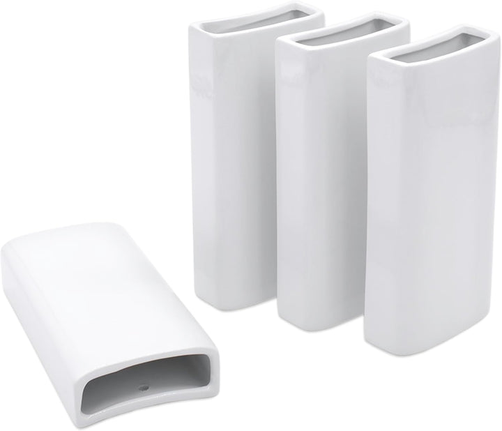 Keramik Luftbefeuchter eckig für Heizkörper 4er Set - 20 x 9 cm - Wasserverdunster zum Einhängen an