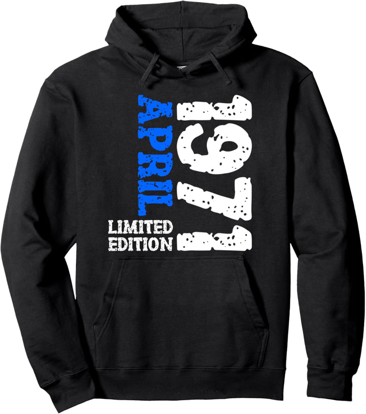 52. Geburtstag Deko Frauen Männer Limited Edition April 1971 Pullover Hoodie