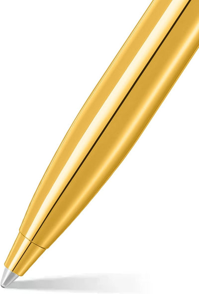 Sheaffer 100 9372 Glänzender PVD-Gold-Kugelschreiber mit PVD-Goldrand, Kugelschreiber