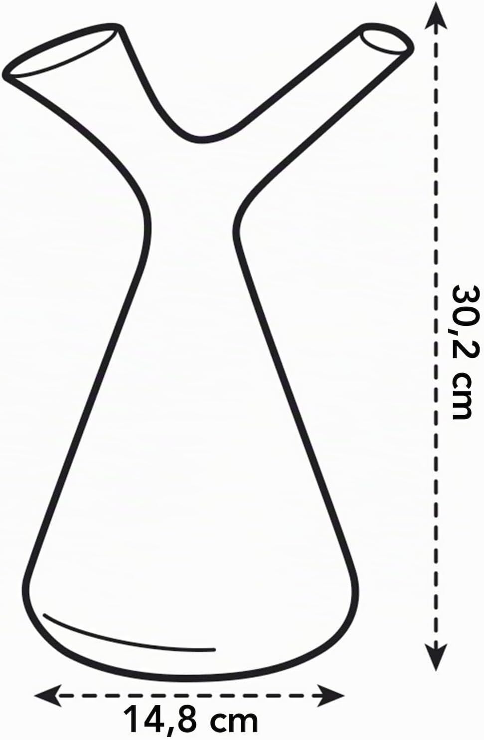 Elho Plunge Giesskanne 20 - Giesskanne für Innen &amp; Zubehör - Ø 15.0 x H 29.5 cm - Gelb/Ocker (Packun