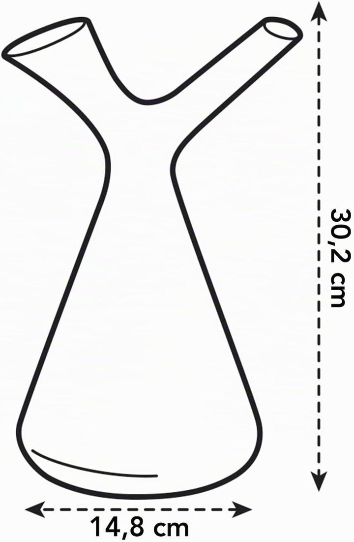 Elho Plunge Giesskanne 20 - Giesskanne für Innen &amp; Zubehör - Ø 15.0 x H 29.5 cm - Gelb/Ocker (Packun