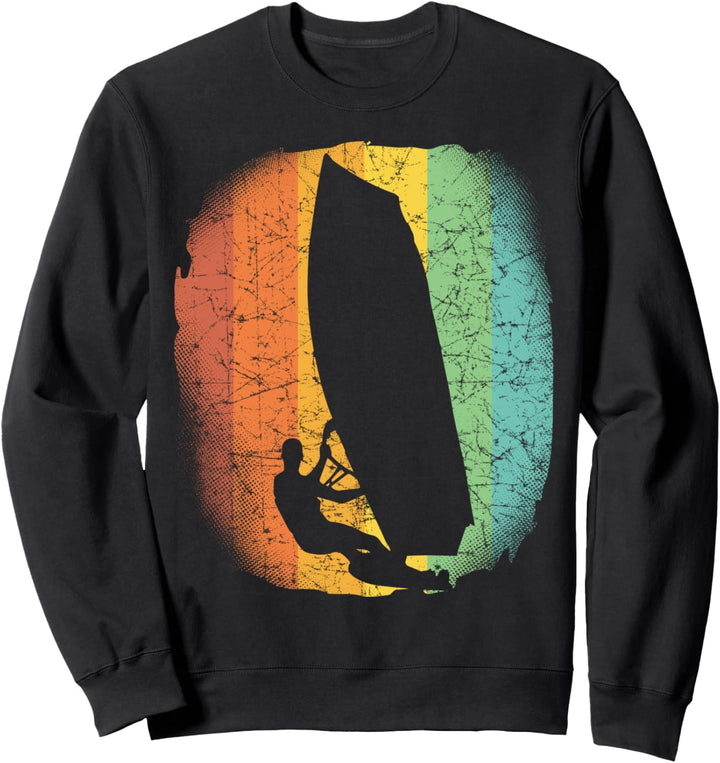 Windsurfing Vintage Grafik Windsurfer Geschenk Sweatshirt