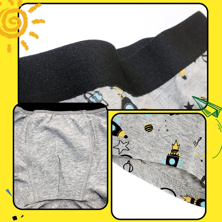 L&K-II Boxershorts Jungen Baumwolle Kinder Unterhosen 10er Pack 1604 146-152 Mehrfarbig 2, 146-152 M