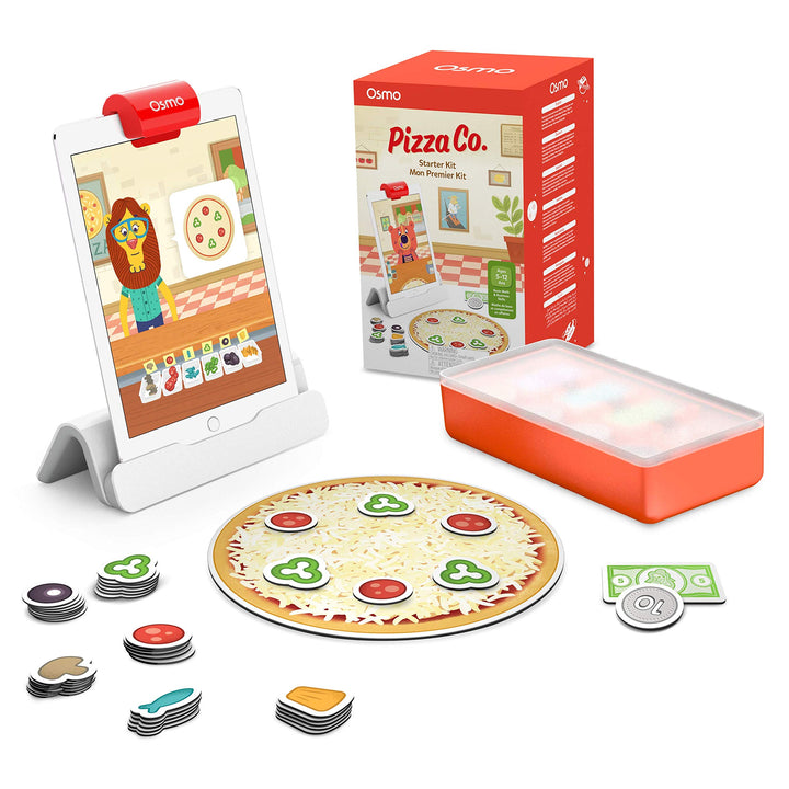 Osmo - Pizza Co. Starter Kit für iPad - Lernspiel - 5-12 Jahre - Mathematik, Umgang mit Geld, Kommun