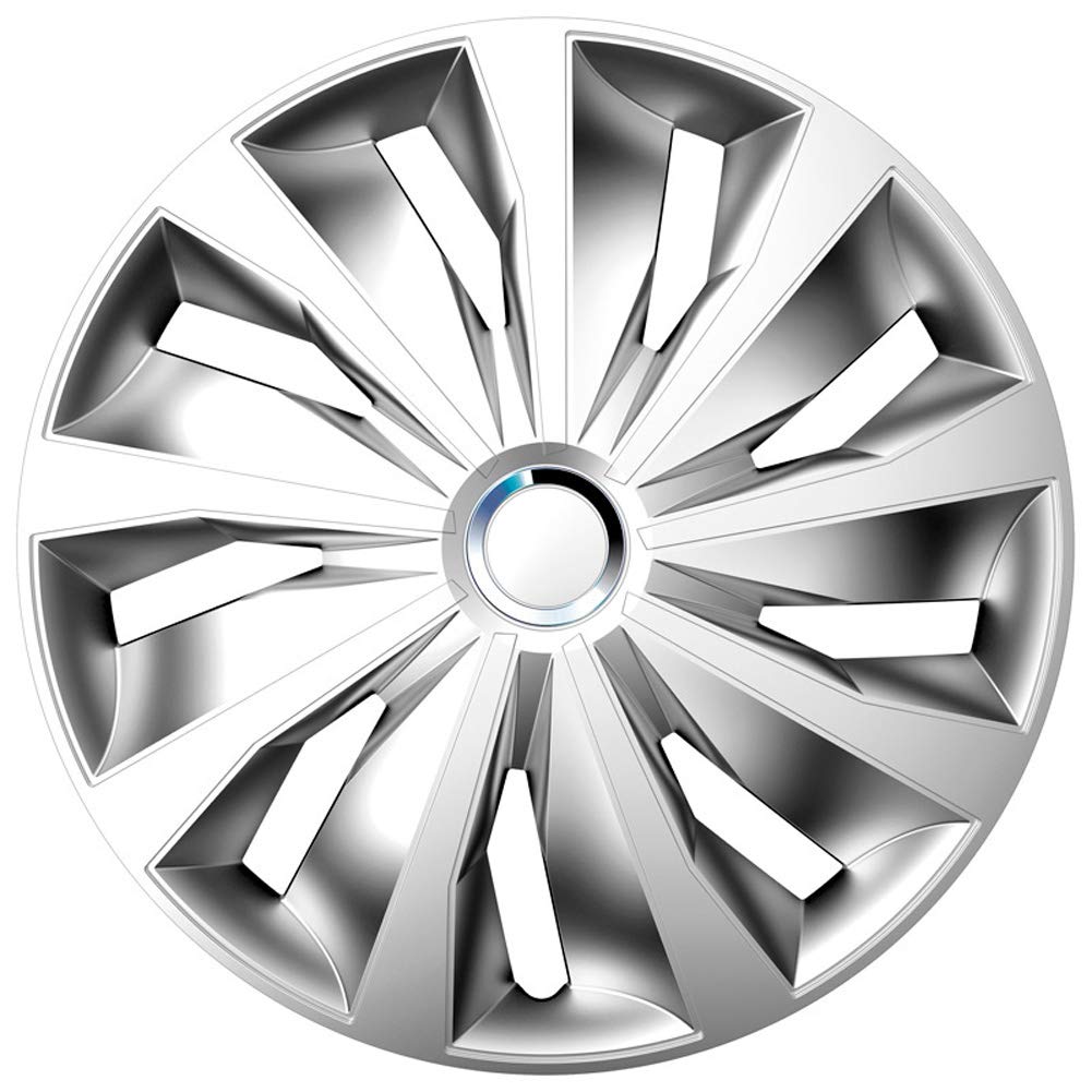 AUTO-STYLE Satz Radzierblenden Grip Pro 16-Zoll Silber 16-inch Silber, 16-inch Silber