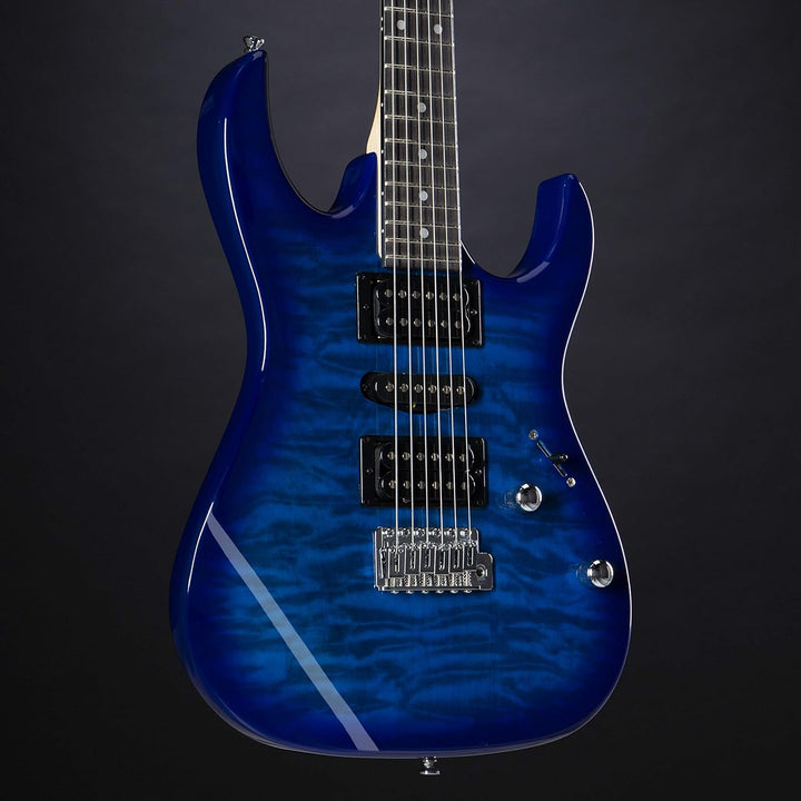 Ibanez GIO RG Series GRX70QA-TBB - Electric Guitar - Transparent Blue Burst