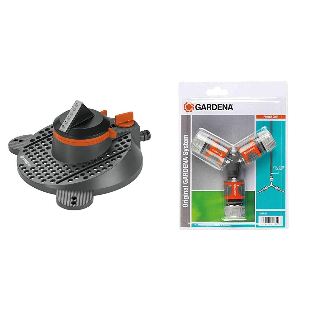 Gardena Comfort Teil- und Vollkreisregner Tango: Kreisregner 2 in 1: Teil- und Volkreisregner, für F