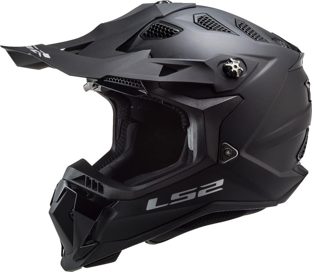 LS2 motocrosshelme Subverter Matt-schwarz 06 M, M Matt-schwarz