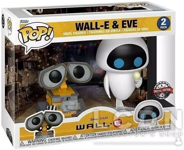 Wall-E - Wall-E & Eve with Lightbulb 2-Pack' Target Exclusive