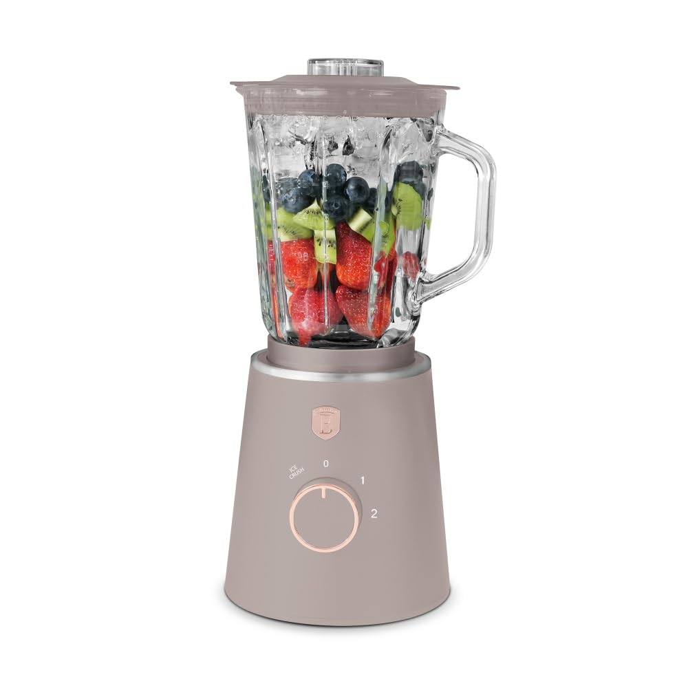 Berlinger Haus - Standmixer mit Glasbehälter 1,5 l 1000 W Taupe Kollektion - 1,5 l