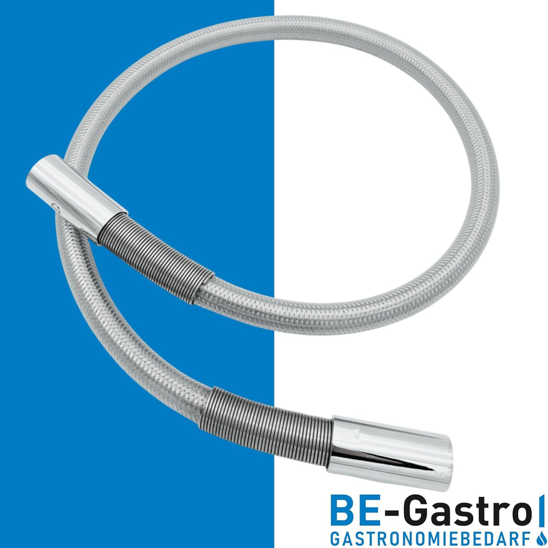 BE-GASTRO I Profi Gastroschlauch Brauseschlauch 120cm inkl. Spezial-Knickschutz | 1/2" Standard-AG |