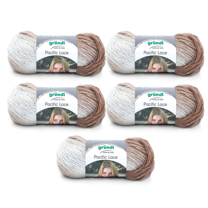 Gründl Pacific Lace (Farbverlaufsgarn mit wollartigem Charakter aus 80 % Polyacryl, 10 % Wolle, 10 %