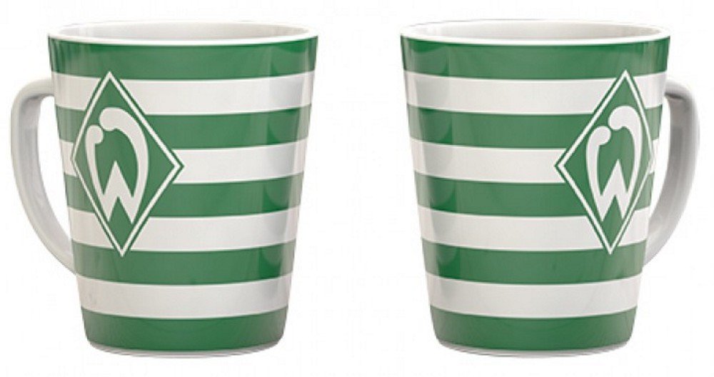 SV Werder Bremen, Kaffeetasse, Kaffeebecher Streifen 0,3l.