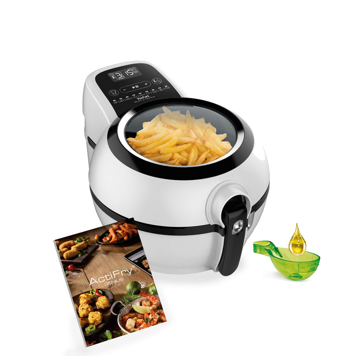 Tefal ActiFry Genius Heissluftfritteuse 1500 W, Kapazität 1,2 kg, gleichmässig knusprige Pommes, Air