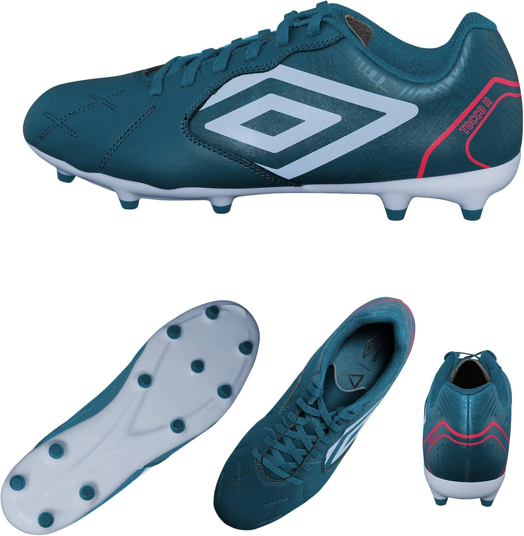 UMBRO Herren Tocco Ii League Fg Sneaker 47 EU Blau Grau, 47 EU Blau Grau
