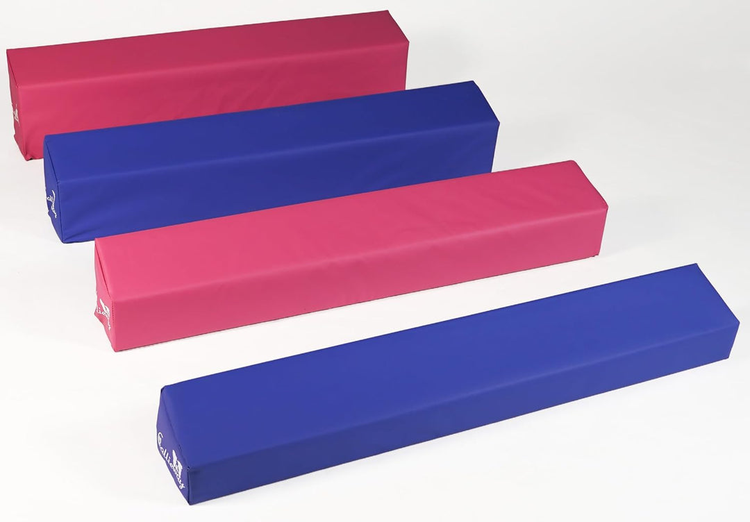 Callieway Agility Soft-Weitsprung - FCI konform (inkl. 4 Ecksteher in orange) blau/himbeer inkl. Eck