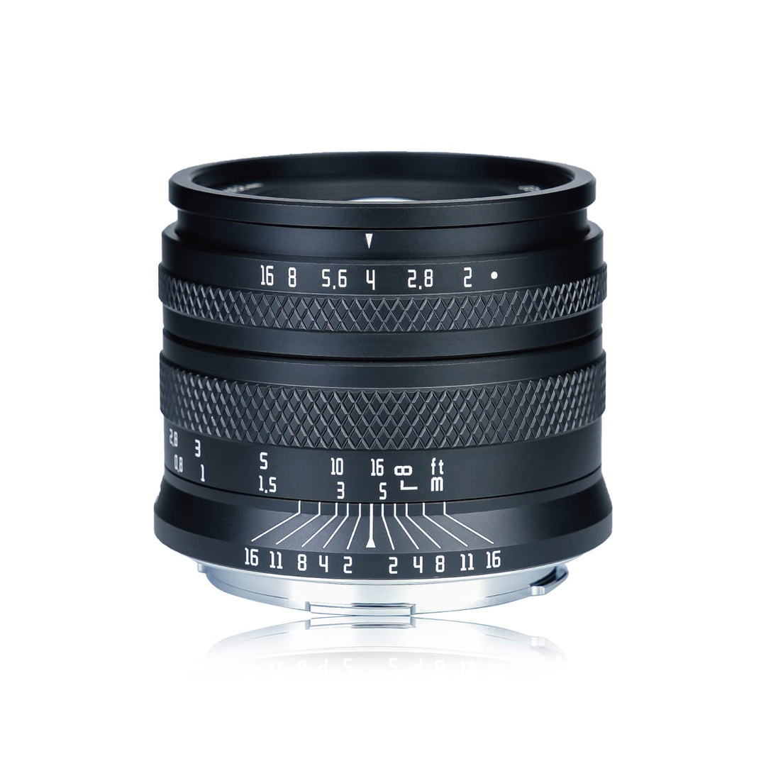 AstrHori 50mm F2.0 Objektiv mit grosser Blende Manuelles Vollformat-Objektiv Kompatibel mit Fuji Fuj