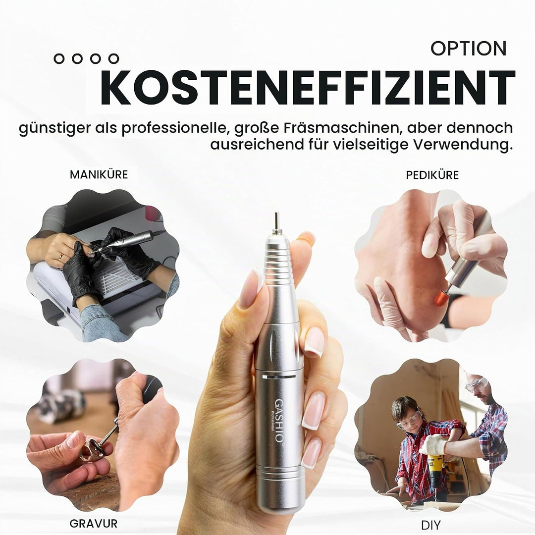 Maniküre Set Elektrisch | Nail Drill Mini | Nagelfeile Elektrische | Nagelfräser für Gelnägel | Nage