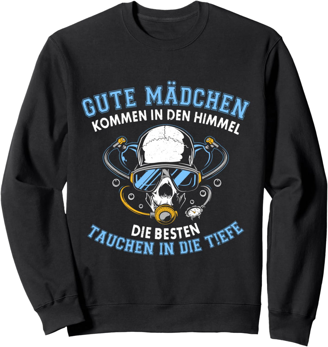 Die Besten Mädchen Sauerstoffflasche Tauchen Taucherinnen Sweatshirt