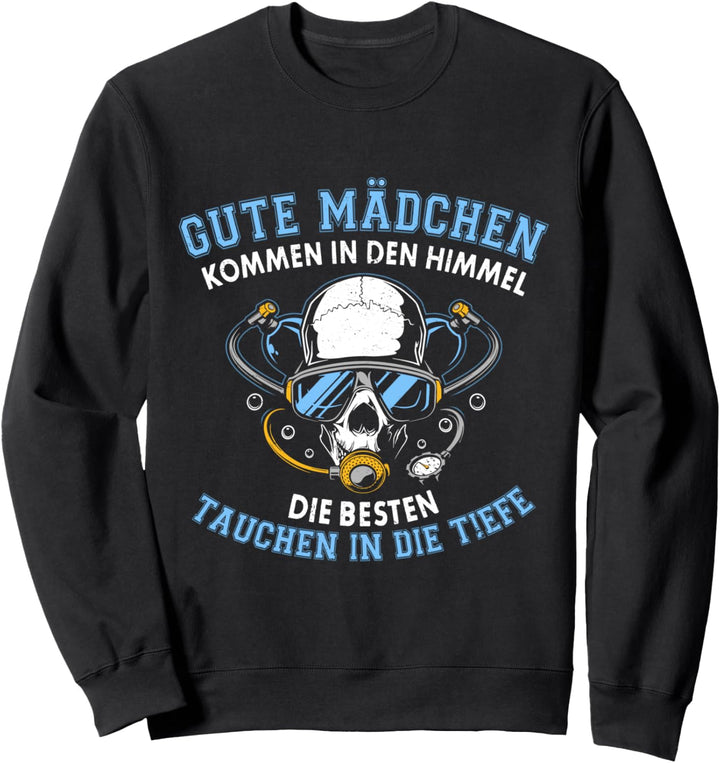 Die Besten Mädchen Sauerstoffflasche Tauchen Taucherinnen Sweatshirt