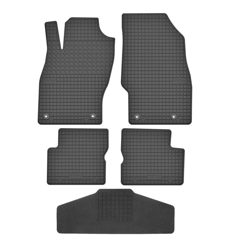 Fussmatten Vorne und Hinten 4er Set für Opel Corsa D 2006-2014 Gummi Gummimatten Vorne, Hinten, Vorn