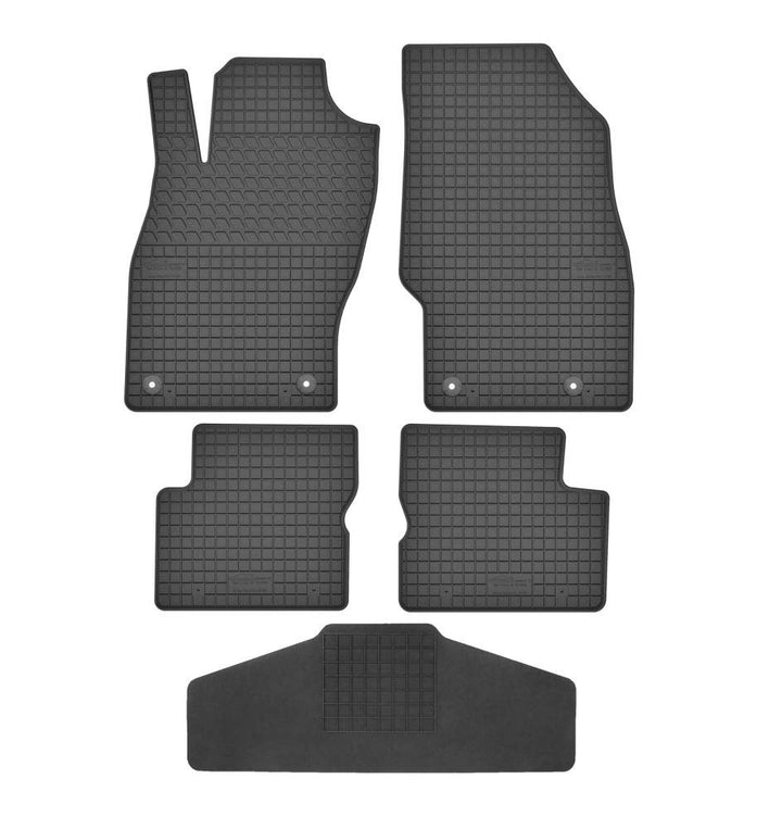 Fussmatten Vorne und Hinten 4er Set für Opel Corsa D 2006-2014 Gummi Gummimatten Vorne, Hinten, Vorn