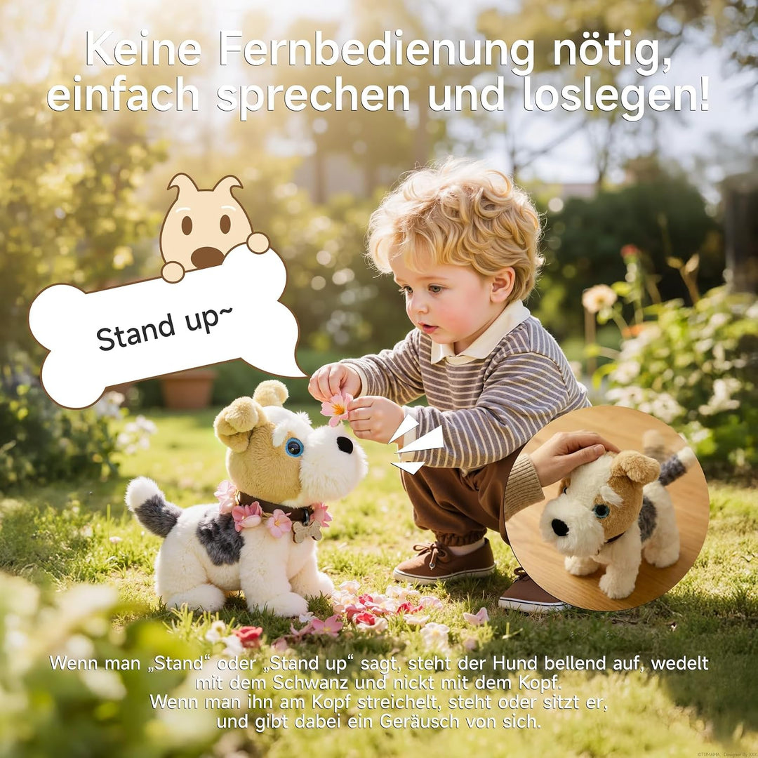 OR OR TU Hund Spielzeug Kinder, Sprachgesteuerte Plüsch Spielzeug Hunde, Elektronische Haustiere, di