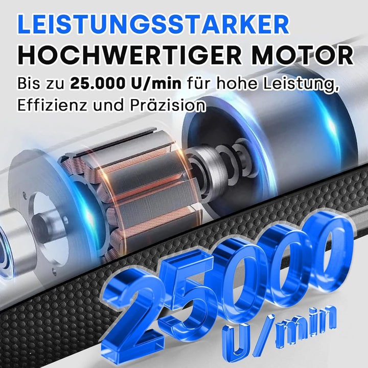 Enventor 4V Mini Multifunktionswerkzeug Akku, Rotationswerkzeug-Set, 5 Variable Geschwindigkeiten, 5