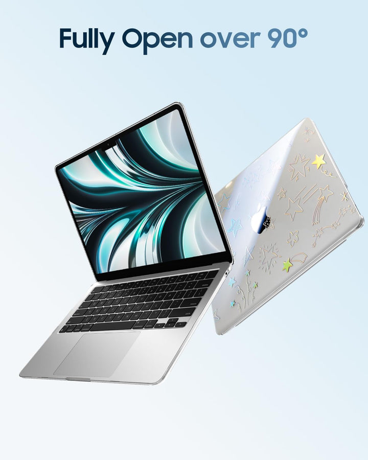 Fintie Hülle Kompatibel mit MacBook Air 13,6 Zoll M5 M4 M3 M2 (2026-2022) A3449 A3240 A3113 A2681, U