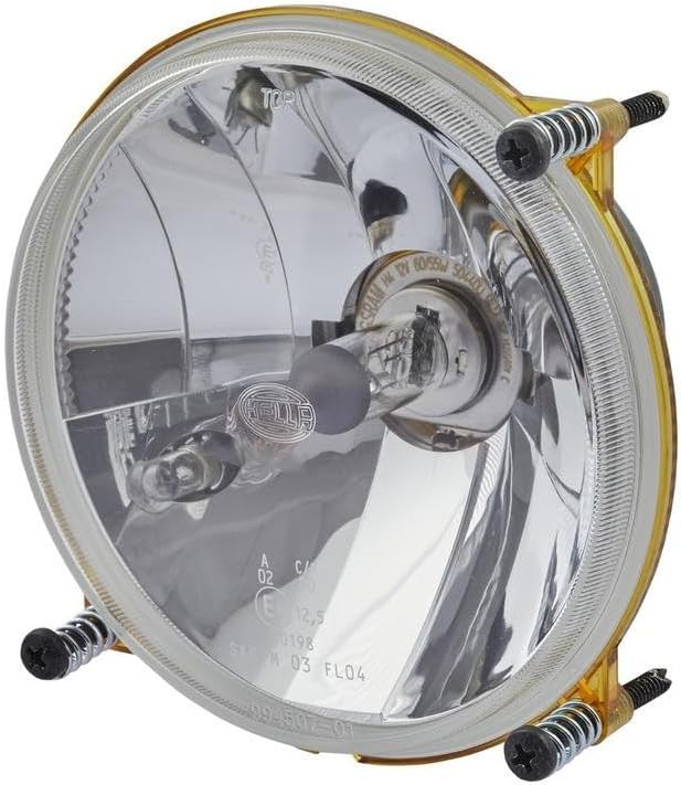 HELLA - Halogen/FF-Hauptscheinwerfer - M133 - 12V - rund - Referenzzahl: 12.5 - Einbau - glasklare S