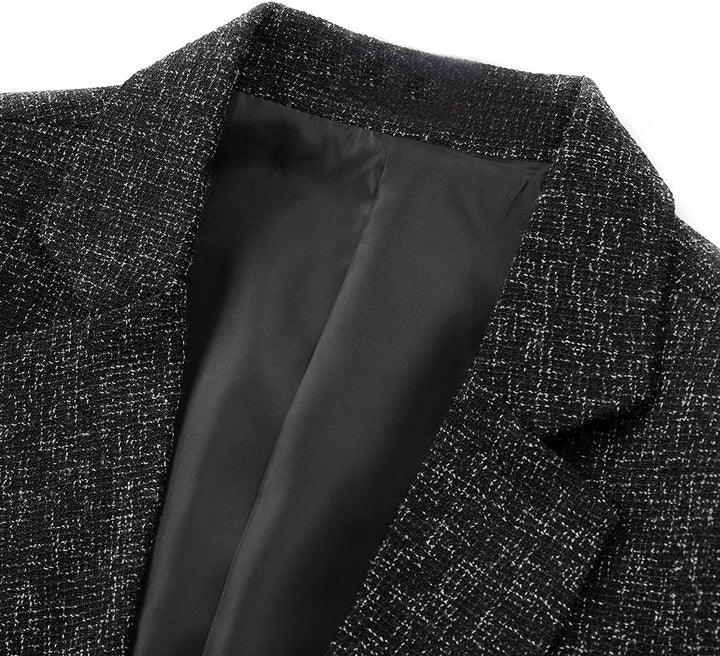 Allthemen Herren Sakko Sportlich Baumwolle Blazer Slim Fit Modern Jackett Jacke Casual Anzugjacke fü