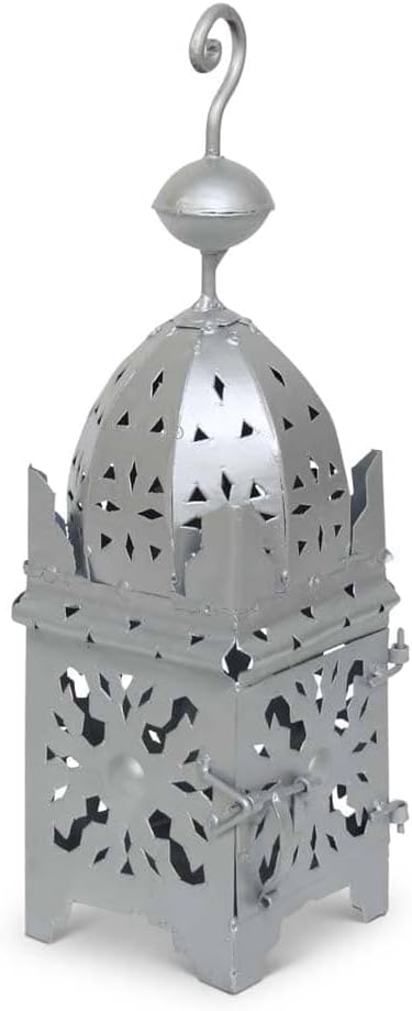 Marokkanische Laterne Silber Small Arub