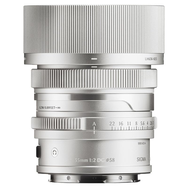 SIGMA Objectif 35mm f/2 DG Contemporary Silver kompatibel mit Monture L