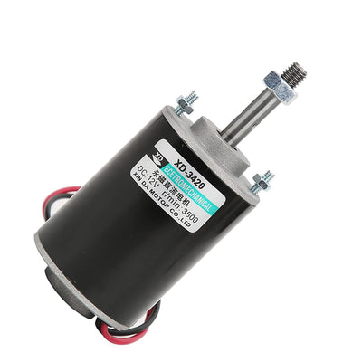 Permanent Magnetmotor DC 12V, Mini Dauermagnet Motor Gleichstrommotor Elektromotor Reversibel Elektr