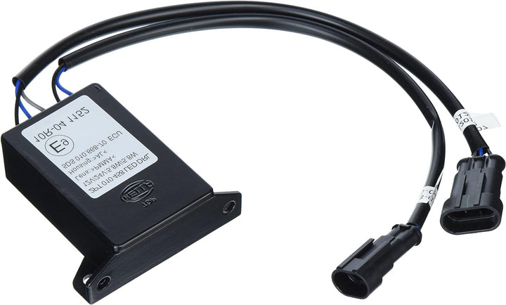 HELLA - Steuergerät, Beleuchtung - 12/24V - Anschlussanzahl: 2 - AMP - für Tagfahrlicht (LED)/für Po