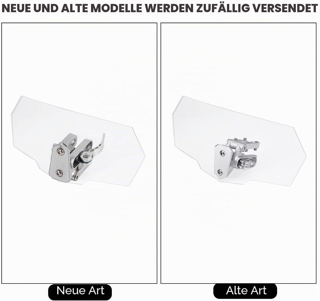 Motorrad Universal Verstellbare Windschutzscheibe Windabweiser Windschutzscheibe
