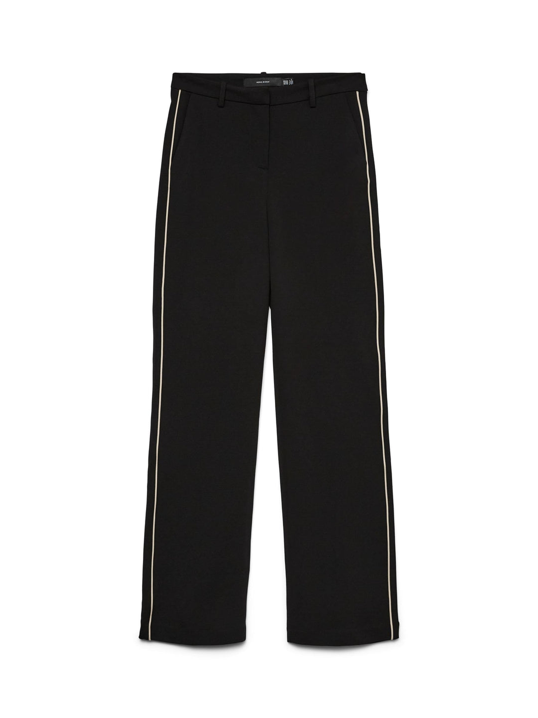 VERO MODA Female Hose VMZAMIRA Mittlere Taille Hose XS / 34L Schwarz, XS / 34L Schwarz