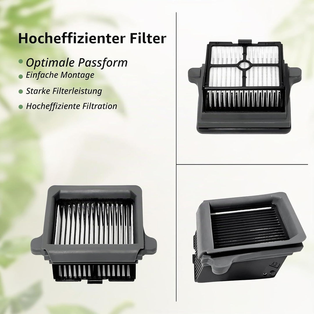 Bürstenrolle + Filter Zubehör Set für Tineco iFloor 5 Breeze Complete Nass und Trockensauger Ersatzt