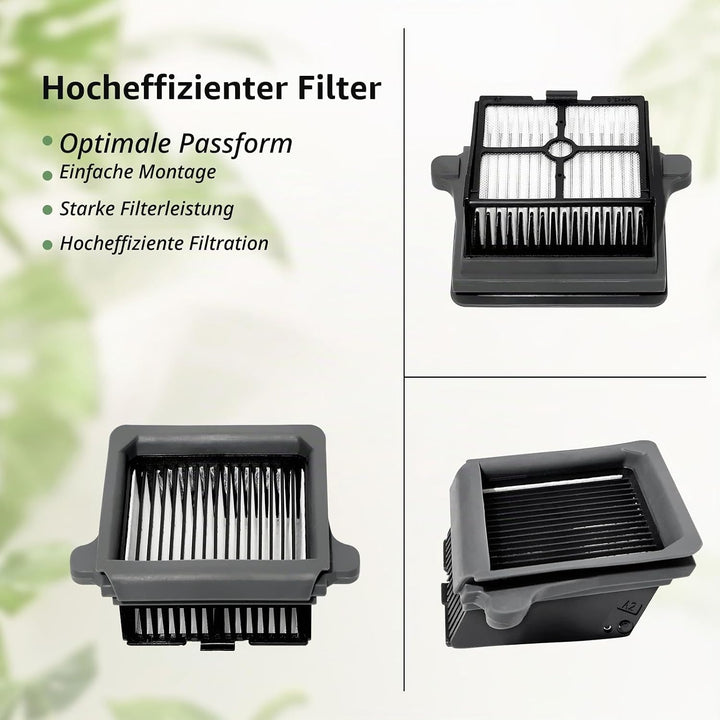 Bürstenrolle + Filter Zubehör Set für Tineco iFloor 5 Breeze Complete Nass und Trockensauger Ersatzt