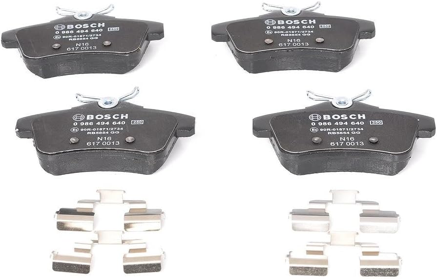 Bosch BP1359 Bremsbeläge - Hinterachse - ECE-R90 Zertifizierung - vier Bremsbeläge pro Set