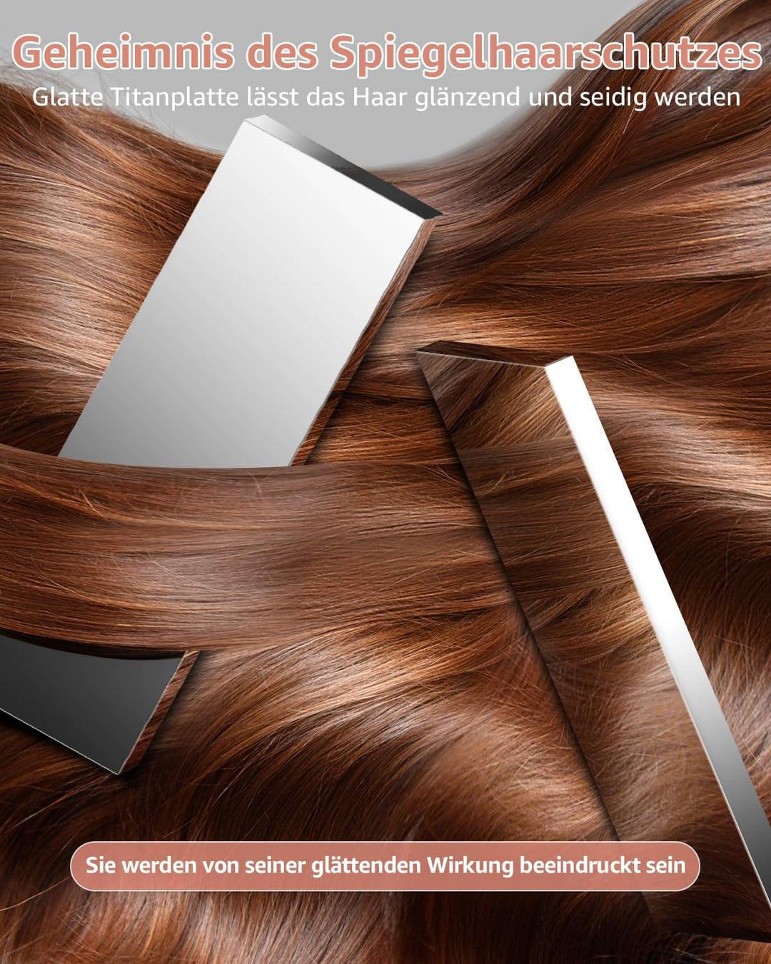 Professioneller Haarglätter mit extra breiten Platten, ideal für langes, dickes oder lockiges Haar,